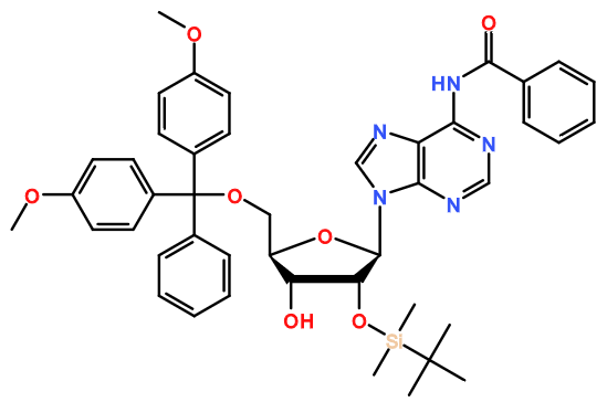 (图片) MC080612 N6-Bz-2'-O-TBDMS-5'-O-DMT-adenosine